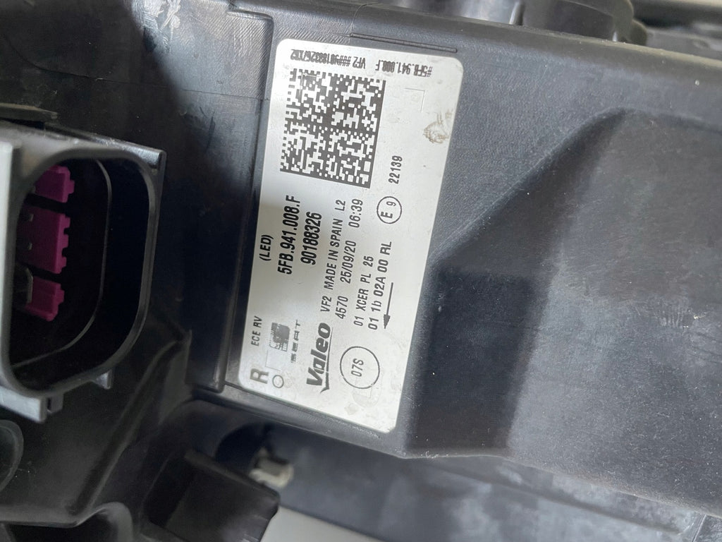 Frontscheinwerfer Seat Leon 5FB941008F LED Rechts Scheinwerfer Headlight