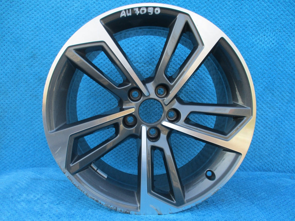 1x Alufelge 18 Zoll 8.0" 5x112 40ET Glanz Schwarz 8W0601025J Audi A4 B9