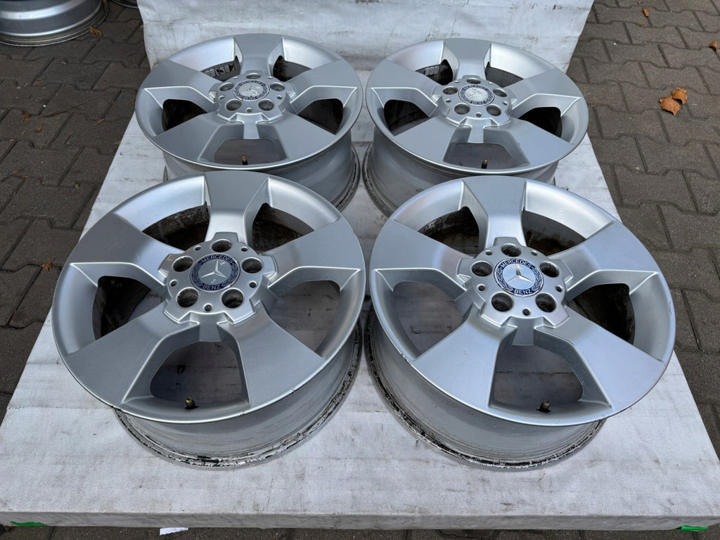 4x Alufelge 17 Zoll 7.5" 5x112 47 5ET Glanz Silber A2044013602 Mercedes-Benz FEL9647793393as