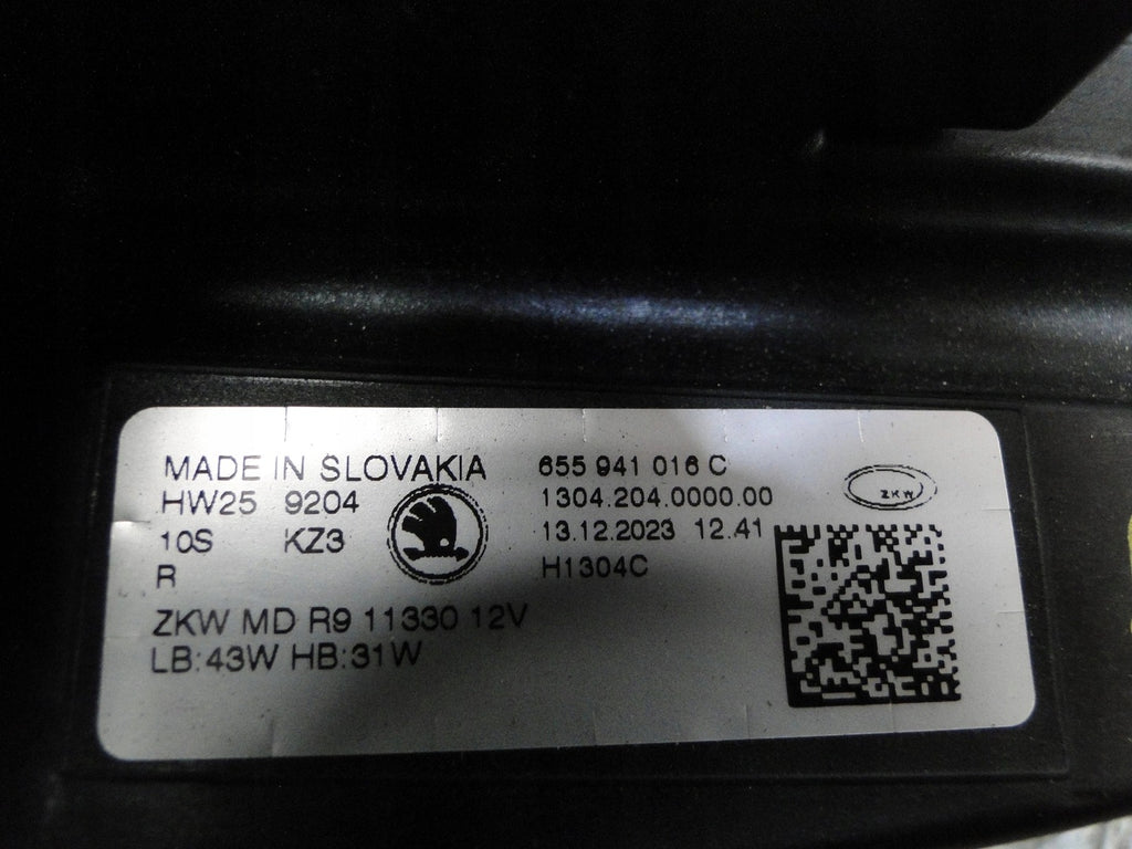 Frontscheinwerfer Skoda Kamiq 655941016C LED Ein Stück (Rechts oder Links) SCH7951692928ck