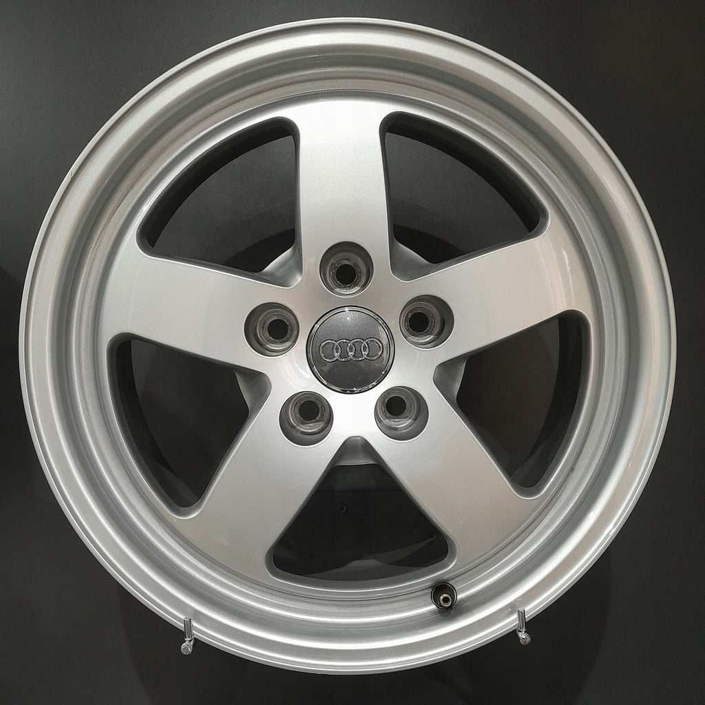 4x Alufelge 16 Zoll 7.0" 5x112 35ET Glanz Silber 8W0601025 Audi A4 B8 Rim Wheel