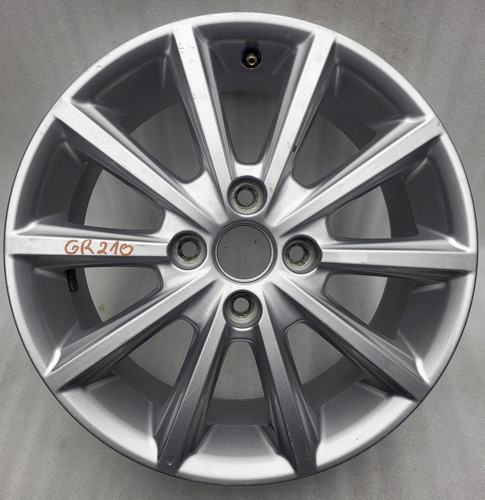 1x Alufelge 16 Zoll 6.5" 4x108 47 5ET Glanz Silber H1BC-1007-B1A Ford Fiesta I FEL7605075367md