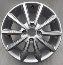 Laden Sie das Bild in den Galerie-Viewer, 1x Alufelge 16 Zoll 6.5" 4x108 47 5ET Glanz Silber H1BC-1007-B1A Ford Fiesta I FEL7605075367md