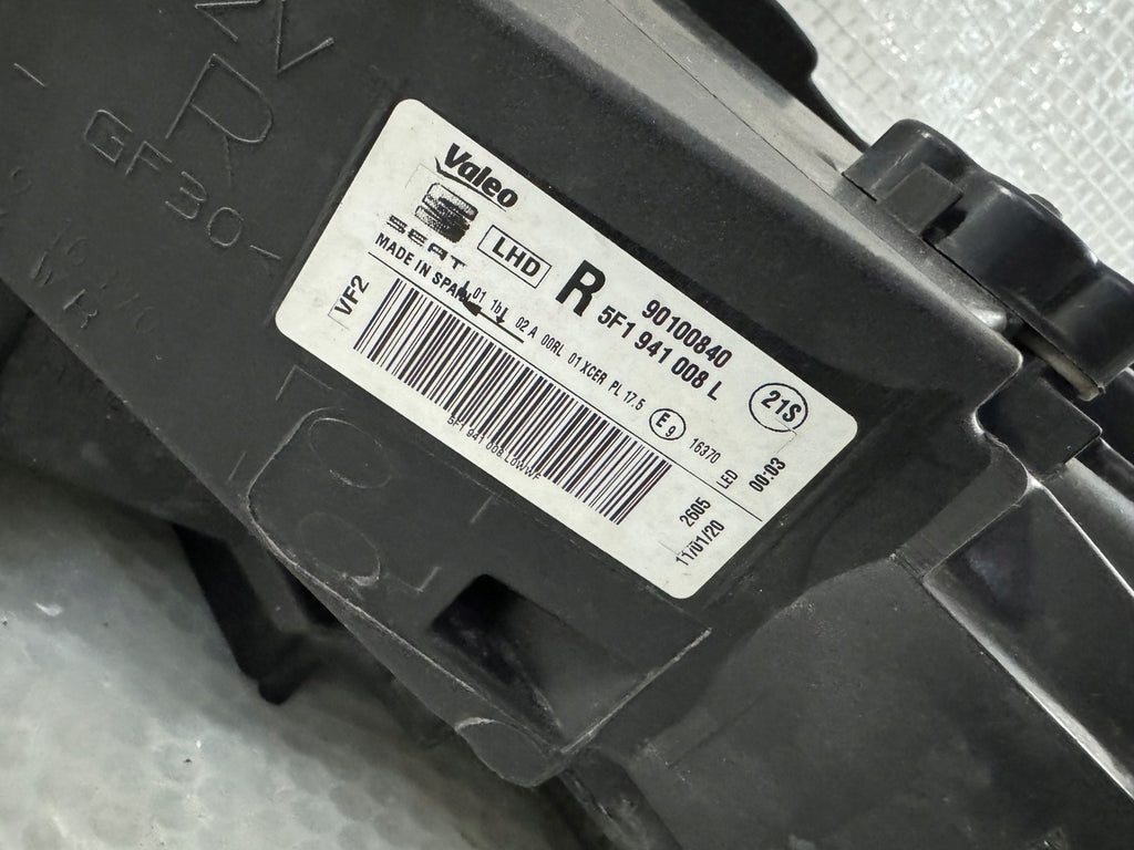 Frontscheinwerfer Seat Leon 5f1 5F1941008L Full LED Rechts Headlight