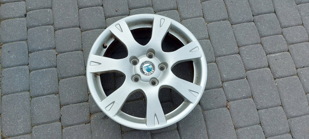 1x Alufelge 16 Zoll 6.5" 5x112 50ET Glanz Silber 1Z0601025A Skoda Octavia Ii FEL3793474827js