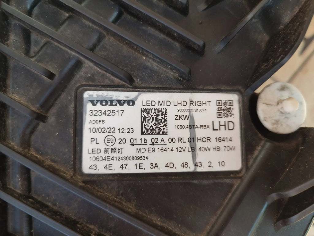 Frontscheinwerfer Volvo Xc60 II 32342517 Full LED Rechts Scheinwerfer Headlight SCH4441321347gx