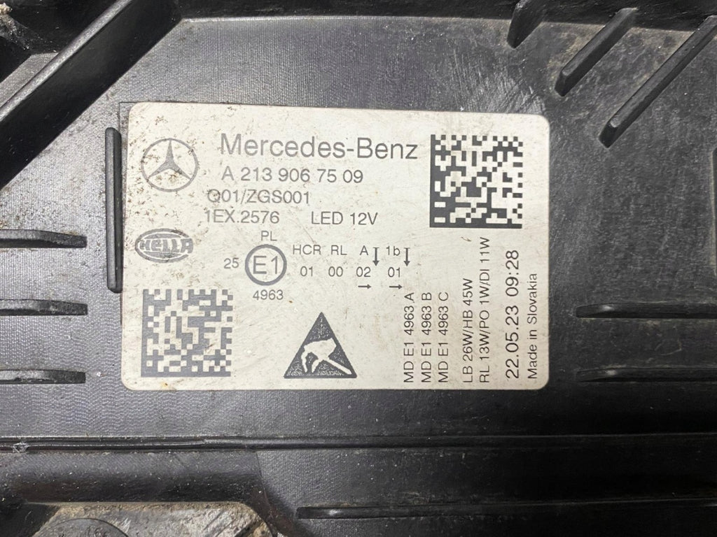 Frontscheinwerfer Mercedes-Benz W213 A2139067509 LED Links Headlight SCH5549450512kq