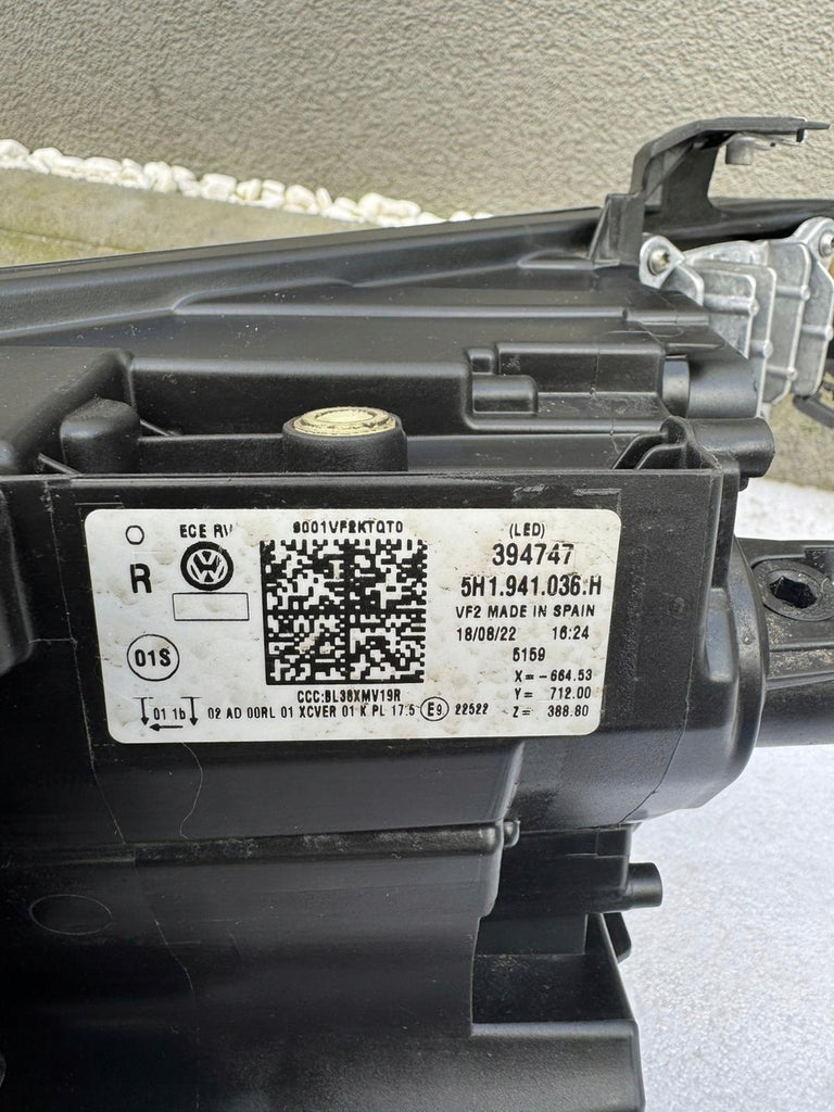 Frontscheinwerfer VW Golf VIII 5H1941036H Full LED Rechts Scheinwerfer Headlight SCH8197946148pk