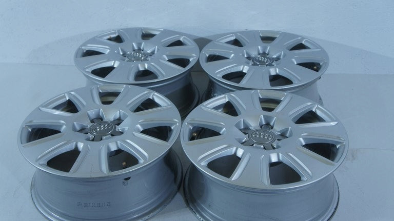 4x Alufelge 16 Zoll 6.5" 5x112 33ET Glanz Silber 8U0601025 Audi Rim Wheel