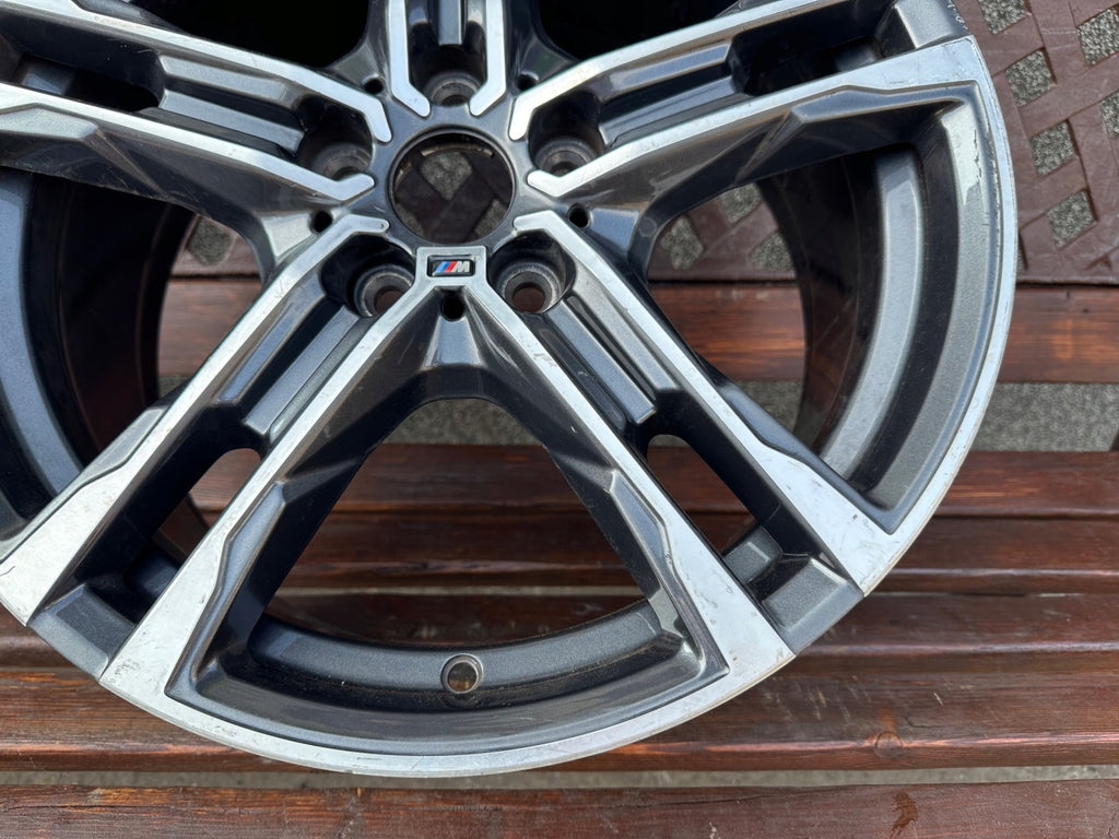 1x Alufelge 18 Zoll 8.0" 5x112 57ET Glanz Graphit 8092352 BMW F44 1 F40 Mg FEL9140533305xy