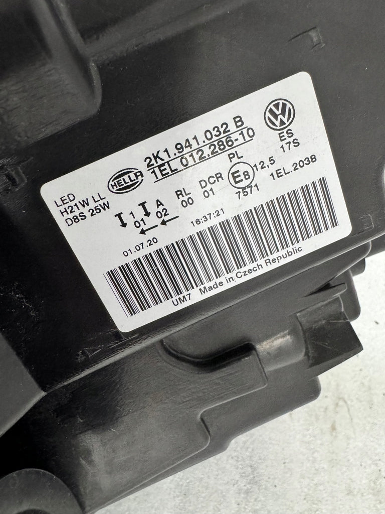 Frontscheinwerfer VW Caddy III 2K1941032B Rechts Scheinwerfer Headlight SCH2800215043gp