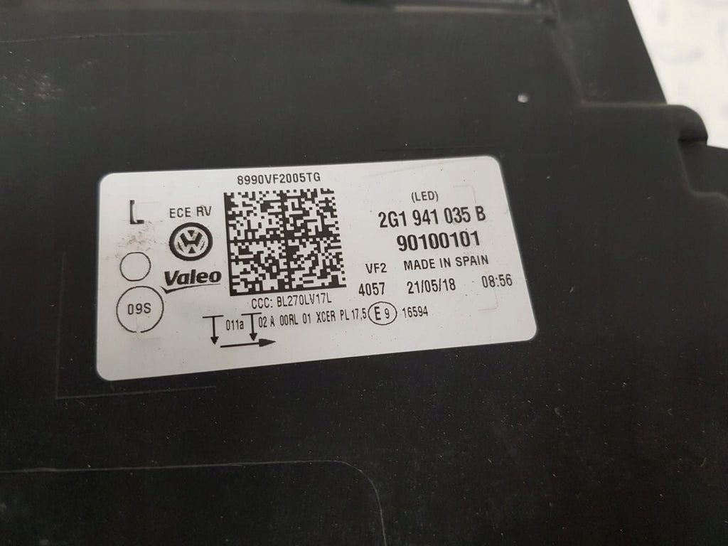 Frontscheinwerfer VW Polo 2G1941035B Full LED Links Scheinwerfer Headlight