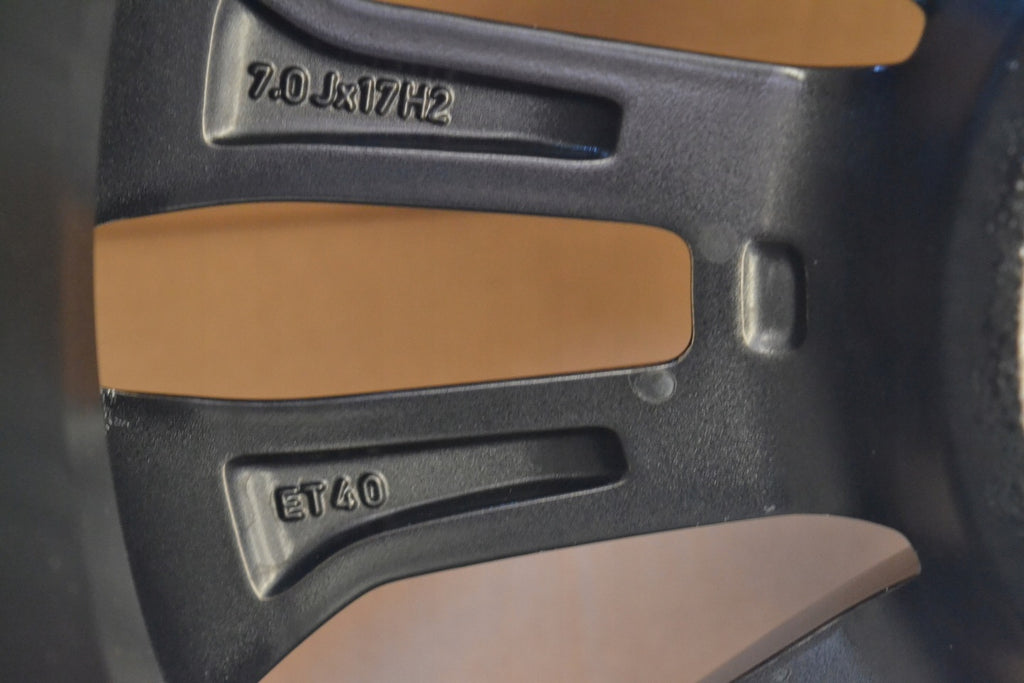 1x Alufelge 17 Zoll 7.0" 5x110 40ET Schwarz 735690919 Fiat 1 Rim Wheel