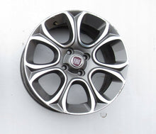 Laden Sie das Bild in den Galerie-Viewer, 1x Alufelge 16 Zoll 6.0&quot; 4x100 45ET Matt Schwarz 51842693 Fiat Punto Evo Grande