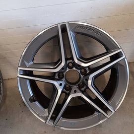 1x Alufelge 18 Zoll Mercedes-Benz W205 Rim Wheel FEL7666480070pe