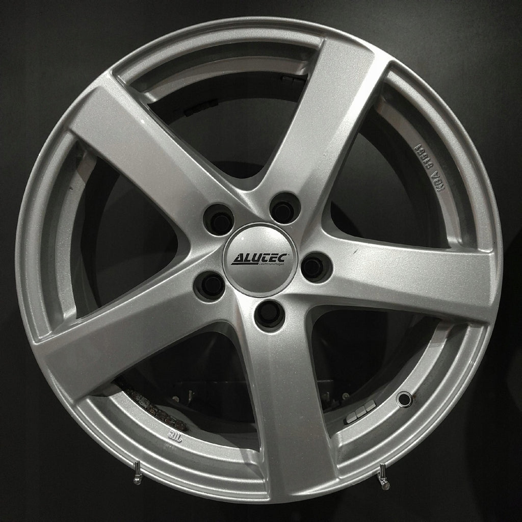 4x Alufelge 17 Zoll 7.0" 5x112 48 5ET Glanz Silber Seat Leon Rim Wheel FEL7685856827ft