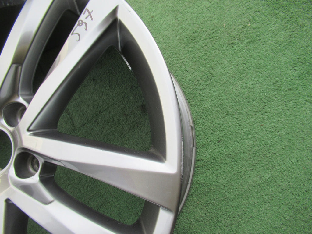 1x Alufelge 18 Zoll 7.5" 5x112 51ET Glanz Grau 5G0601025AF VW Golf Rim Wheel