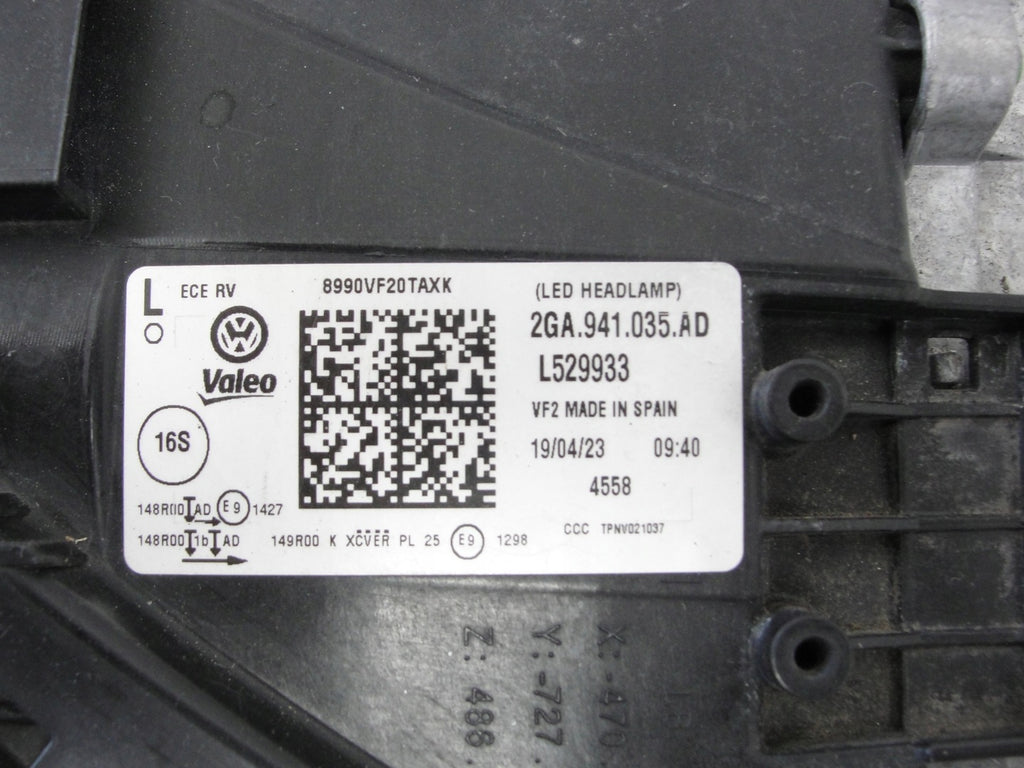 Frontscheinwerfer VW T-Roc 2GA941035 LED Links Scheinwerfer Headlight