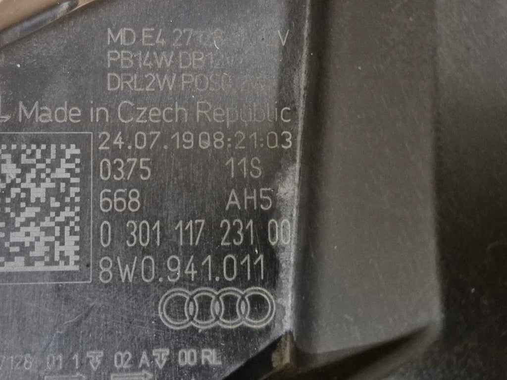 Frontscheinwerfer Audi A4 B9 LED Links Scheinwerfer Headlight