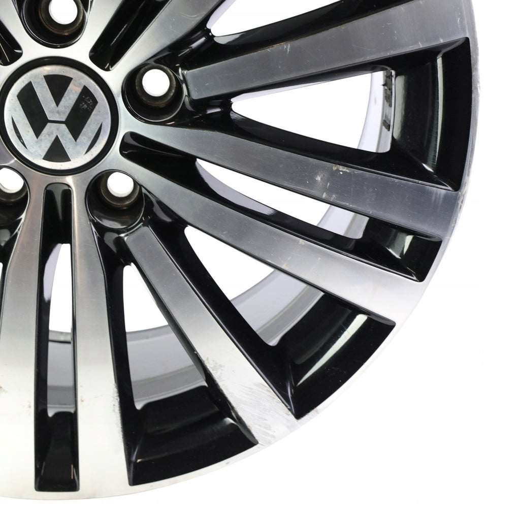 1x Alufelge 17 Zoll 7.5" 5x112 47ET Glanz Schwarz 3AA601025G VW Passat B7 FEL6517189796hw