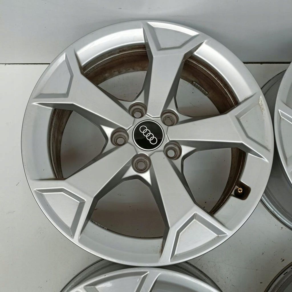 4x Alufelge 17 Zoll 6.5" 5x112 38ET Glanz Silber 83A601025AL Audi Q3 Q2 FEL2029221267xl