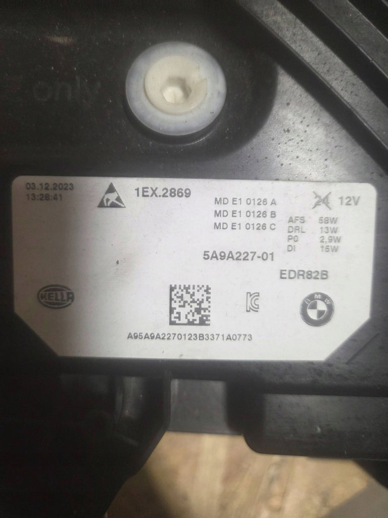 Frontscheinwerfer BMW X1 1EX2869 MDE10126A5A9A22701 LED Links Headlight SCH7024693972sq