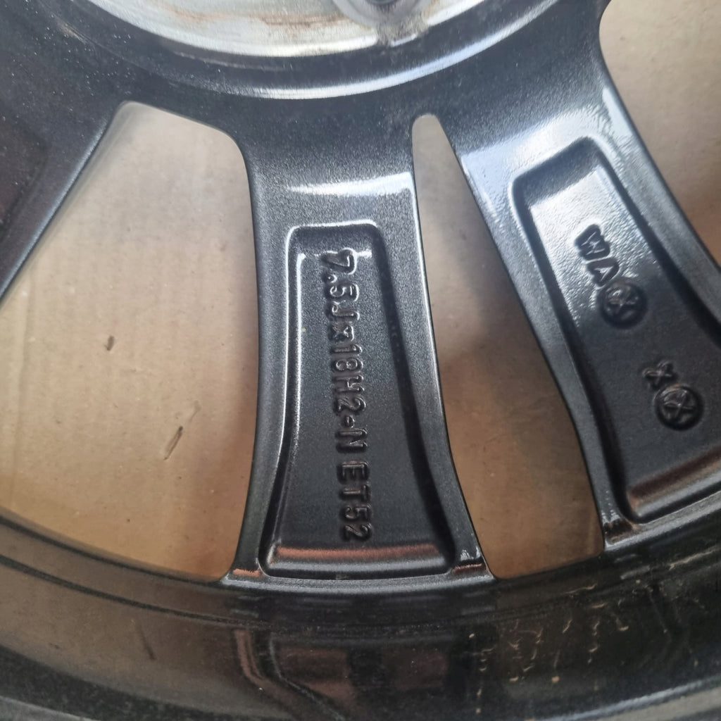 1x Alufelge 19 Zoll 7.5" 5x112 49ET Silber A4474015400 Mercedes-Benz Vito W447 FEL2115727644mj