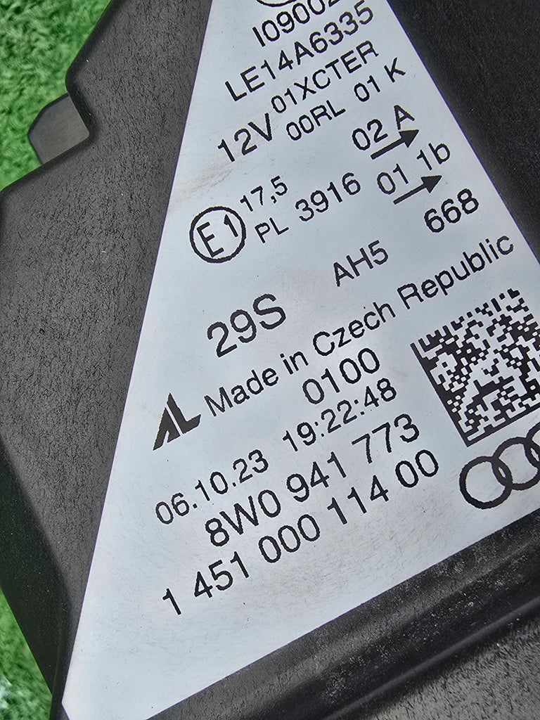 Frontscheinwerfer Audi A4 B9 8W0941773 Full LED Links Scheinwerfer Headlight SCH5307878448sp