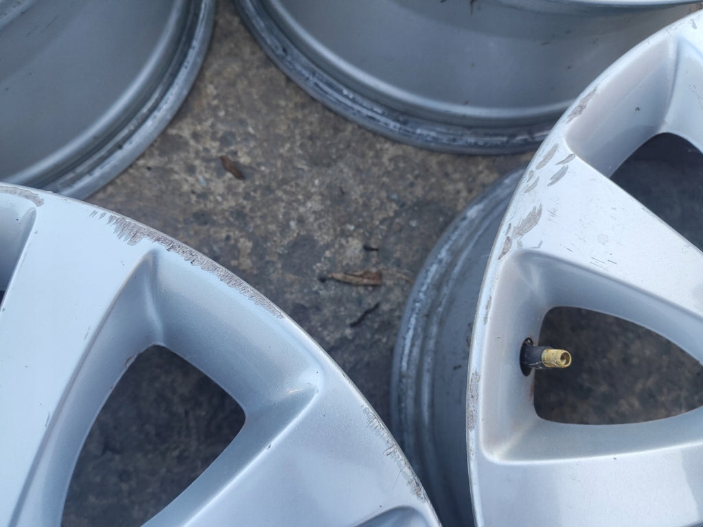 4x Alufelge 17 Zoll 7.0" 5x110 35ET Glanz Silber 13269541 Opel Meriva B FEL7016397900je