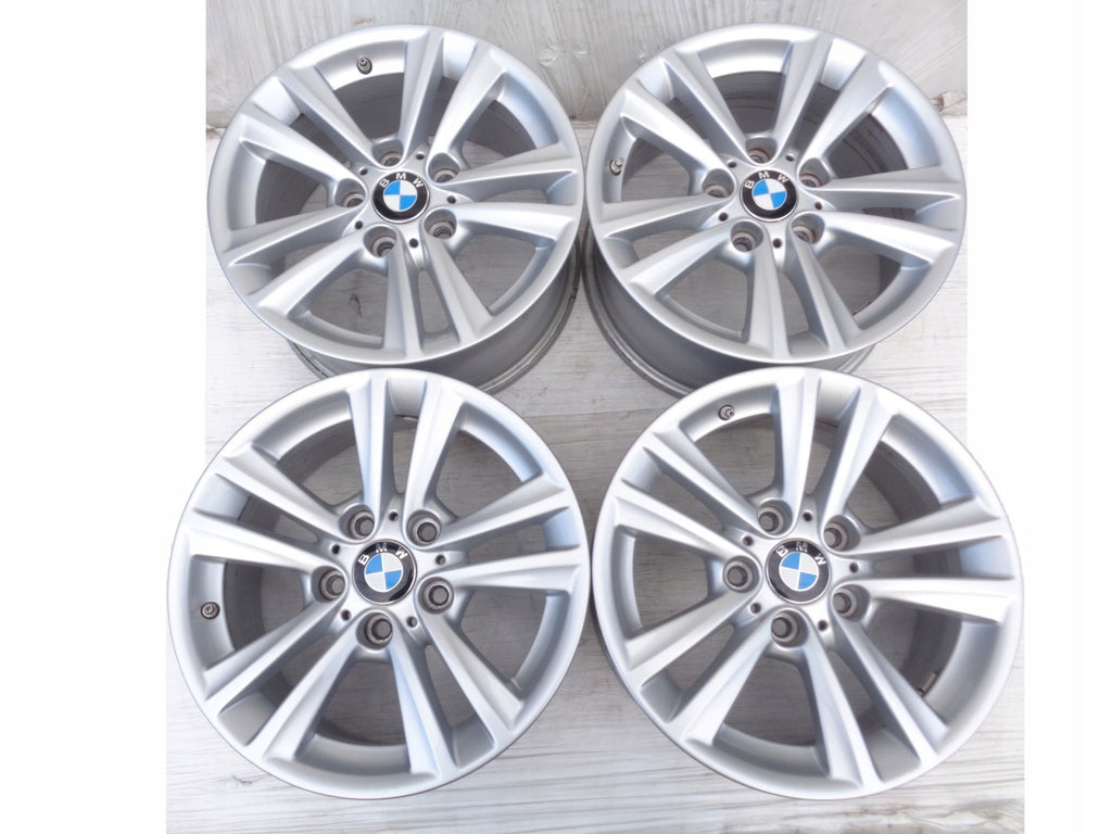4x Alufelge 16 Zoll 7.5" 5x120 37ET Glanz Silber 6866304 BMW 3 4 Rim Wheel FEL8154654893kg