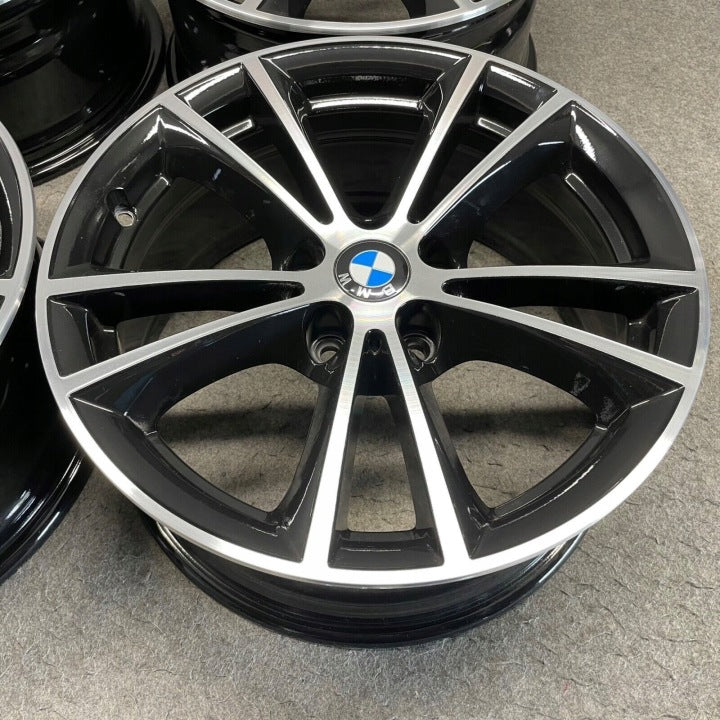 4x Alufelge 17 Zoll 7.5" 5x112 27ET Glanz Schwarz 6863417 BMW G31 G30 Rim Wheel FEL1708044388jo