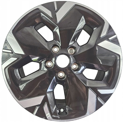 1x Alufelge 17 Zoll 7.0" 5x114.3 52ET Schwarz 52910AO000 Kia Carens Rim Wheel FEL4712482827eu