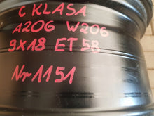 Laden Sie das Bild in den Galerie-Viewer, 1x Alufelge 18 Zoll 8.0" 5x112 58ET A2064016600 Mercedes-Benz W206 Rim Wheel FEL6378263630hm