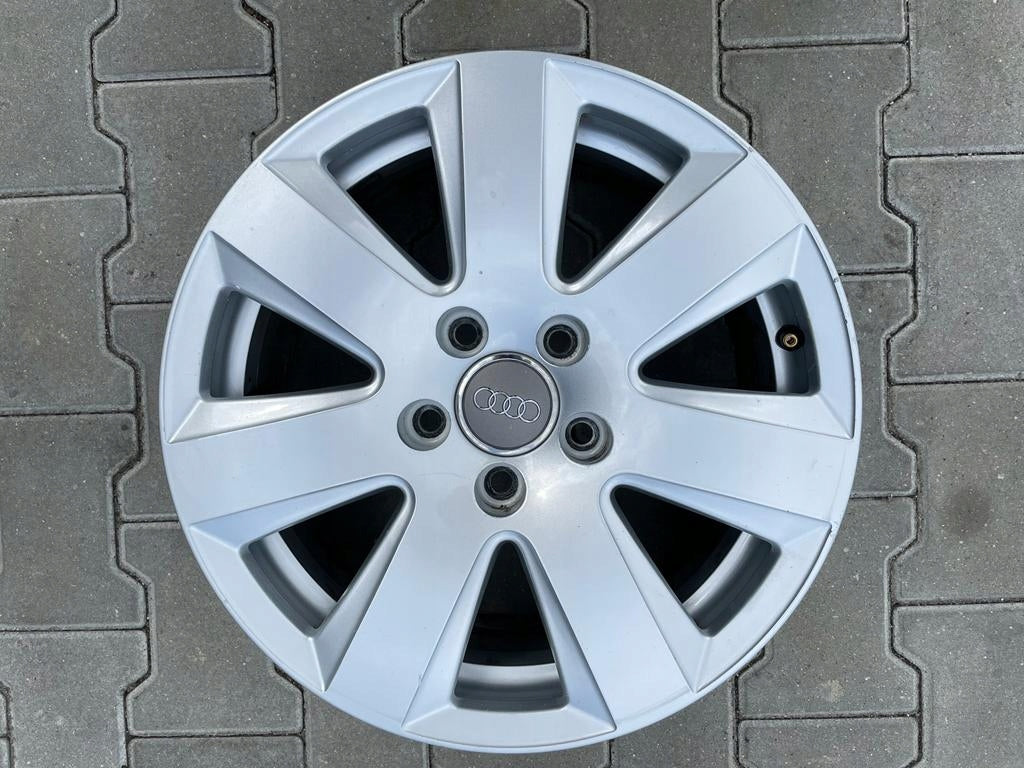 1x Alufelge 16 Zoll 7.5" 5x112 45ET Glanz Silber 4F0601025AJ Audi A6 C6 FEL1418415858at
