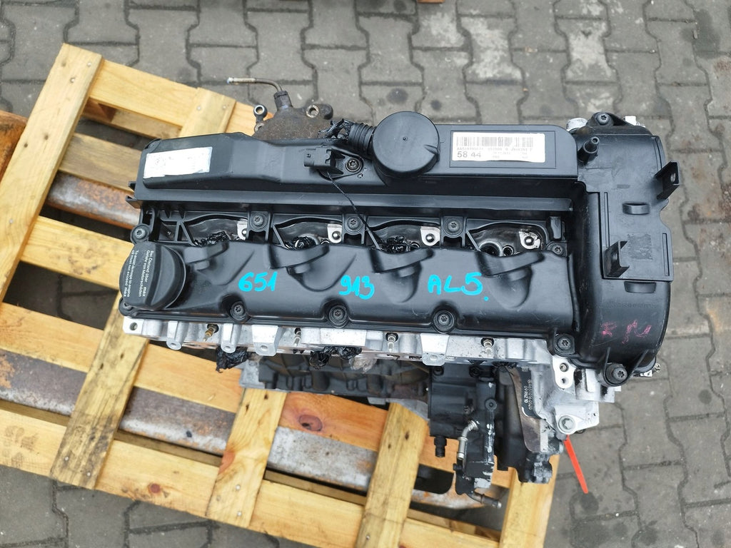 Motor Mercedes-Benz W204 651913 2.2 CDI 140TKm Diesel Engine Unkomplett
