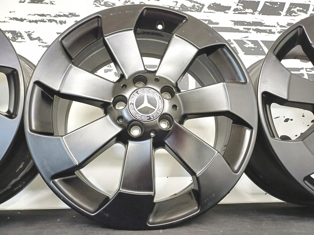 4x Alufelge 18 Zoll 8.0" 5x112 56ET Schwarz Mercedes-Benz Gls X166 Gle W166 FEL5727374757mk