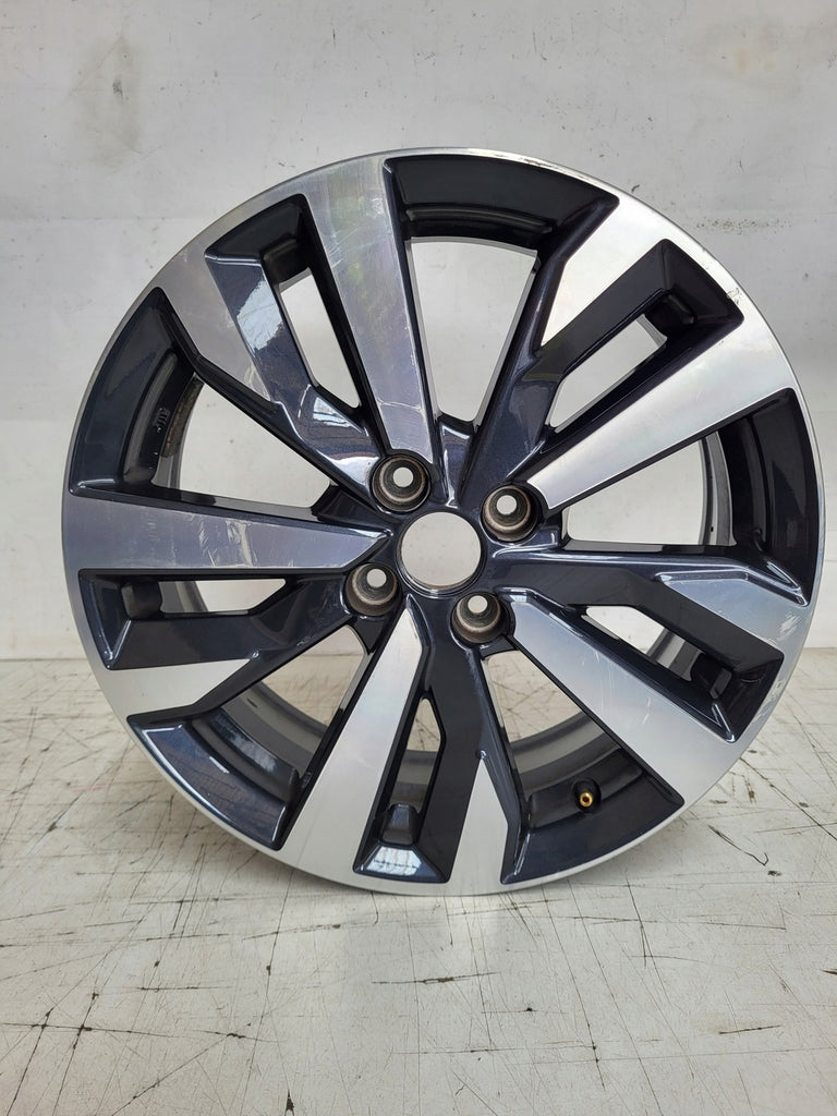 1x Alufelge 17 Zoll 6.5" 4x100 50ET Glanz Graphit AC4CH-T6 Nissan Micra Clio 1 V