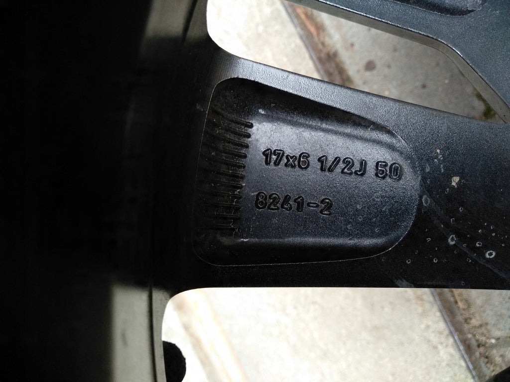 1x Alufelge 17 Zoll 6.5" 4x100 50ET Glanz Graphit AC4CH-T6 Nissan Micra K14