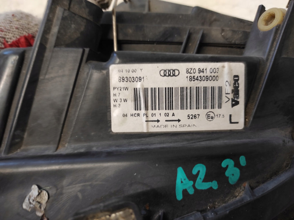 Frontscheinwerfer Audi A2 8Z0941003 Links Scheinwerfer Headlight SCH3340774682hb