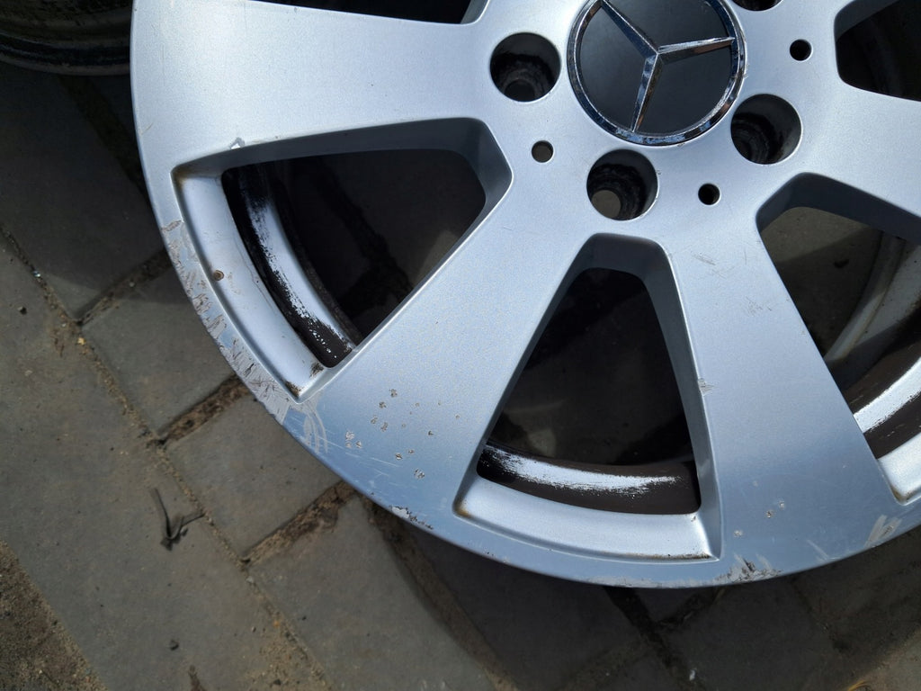 4x Alufelge 17 Zoll 5x112 Mercedes-Benz W204 Rim Wheel FEL7111630060yi