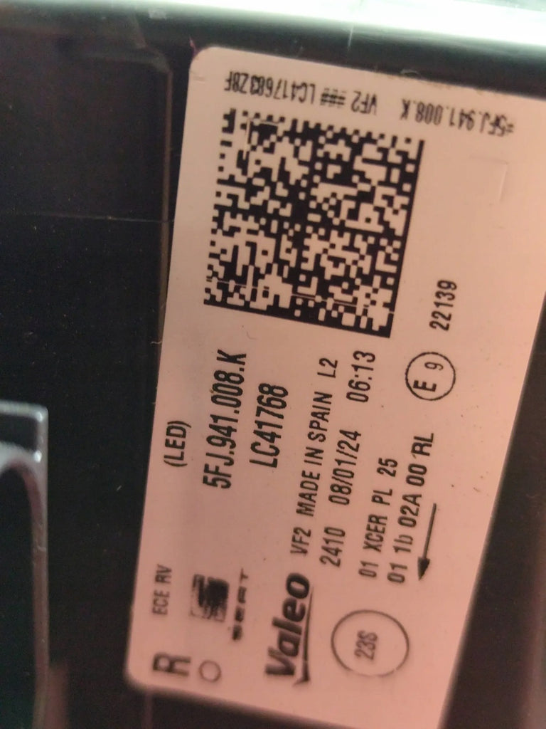 Frontscheinwerfer Seat Tarraco 5FJ941008K LED Rechts Scheinwerfer Headlight