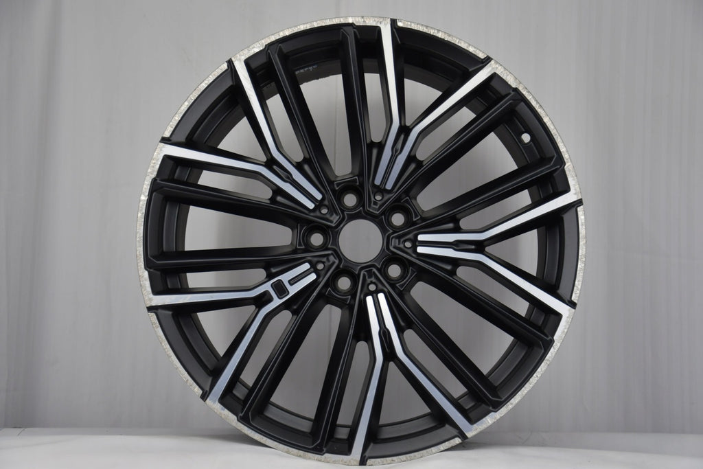 1x Alufelge 20 Zoll 9.0" 5x112 44ET Matt Schwarz 8747237 BMW Rim Wheel FEL4889861641ul