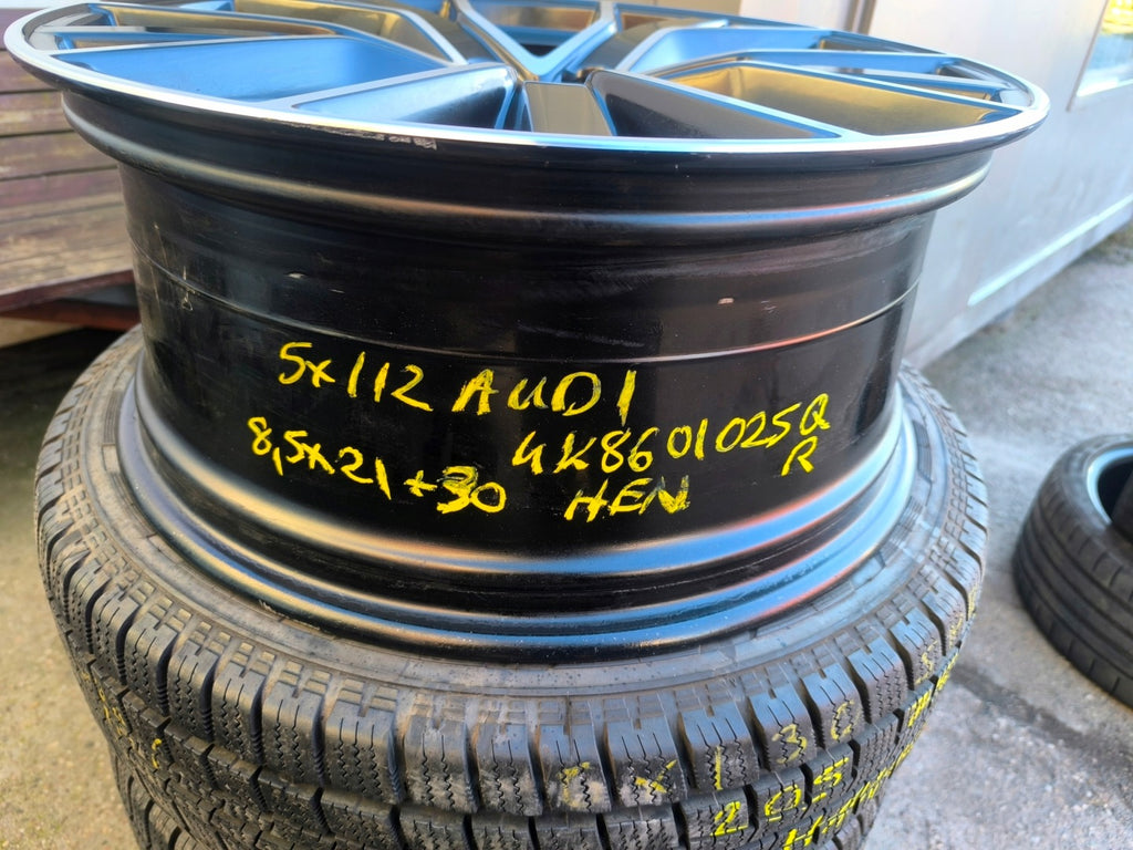 1x Alufelge 21 Zoll 8.5" 5x112 30ET Glanz Silber 4K8601025Q- Audi C8 Rim Wheel FEL7823979106lh