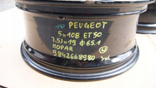 Load image into Gallery viewer, 1x Alufelge 19 Zoll 7.5" 5x108 50ET Glanz Schwarz 9842668980 Peugeot Rim Wheel FEL4572635353aj