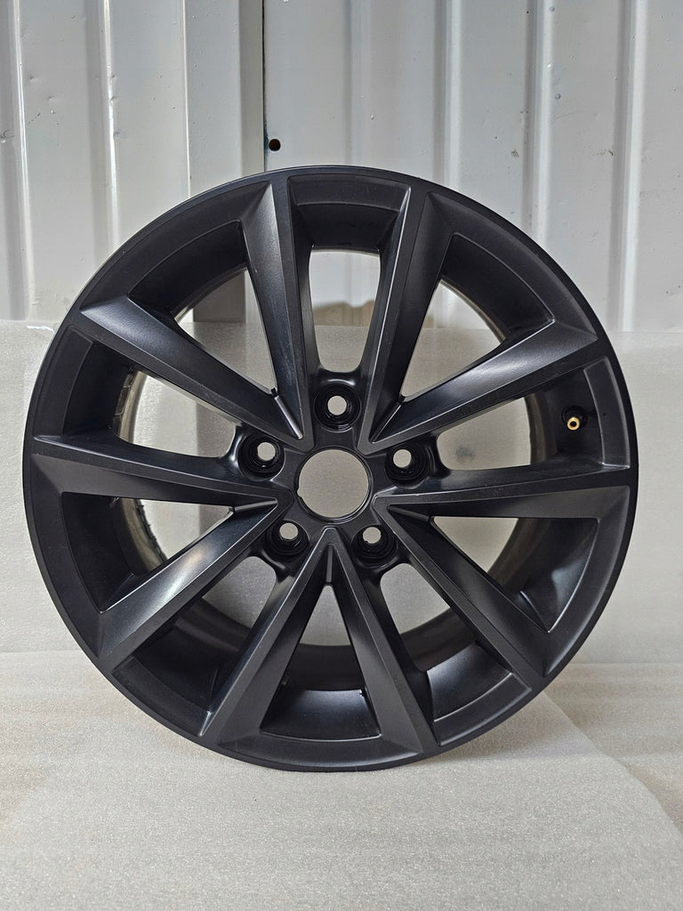 1x Alufelge 16 Zoll 6.5" 5x114.3 41ET Matt Schwarz 403001175R Renault Megane Iv