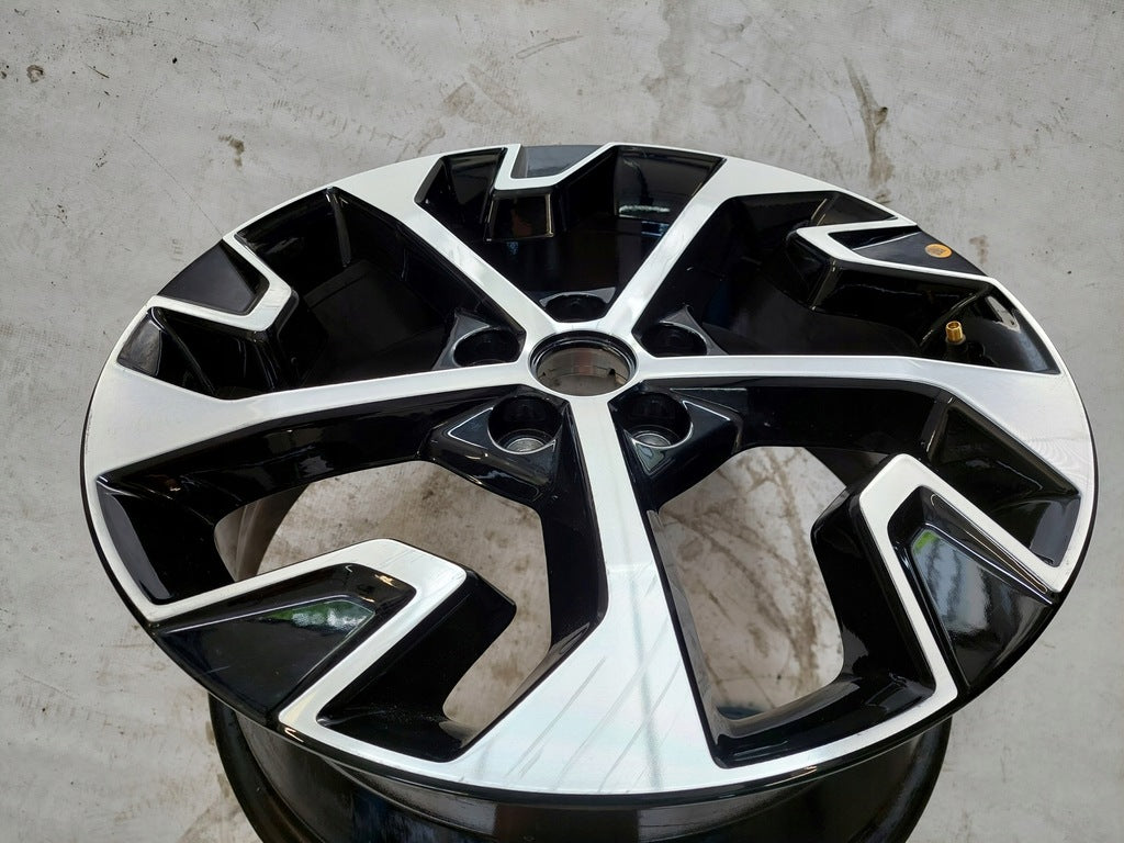 1x Alufelge 18 Zoll 7.5" 5x114.3 49ET Glanz Schwarz 52910-R2220 Kia Sportage V FEL8363730512wd