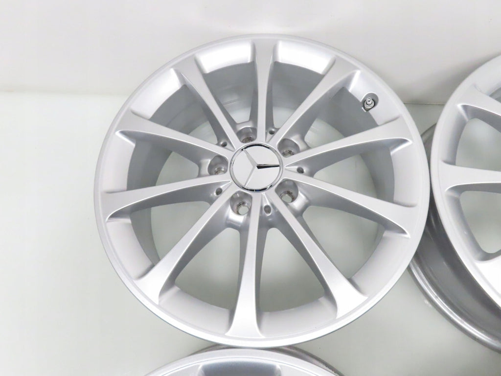 4x Alufelge 17 Zoll 6.5" 5x112 44ET Glanz Silber A1774010300 Mercedes-Benz W177 FEL5589913270lv