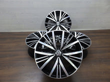Laden Sie das Bild in den Galerie-Viewer, 4x Alufelge 16 Zoll 6.5" 5x112 46ET Glanz Schwarz 5G0601025 VW Golf Vii FEL9459933133fo