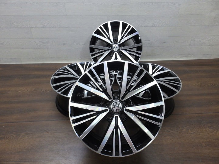 4x Alufelge 16 Zoll 6.5" 5x112 46ET 5G0601025CD VW Golf Vii Rim Wheel FEL9459933133fo