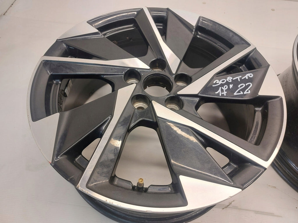 1x Alufelge 17 Zoll 7.5" 5x108 44ET Glanz Silber 9847065380 Opel Astra L 308 Iii FEL9357688961tl